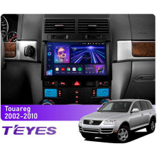 Android head unit Teyes CC3 4+64 Gb Volkswagen Touareg GP 2002-2010 (F1) 9″