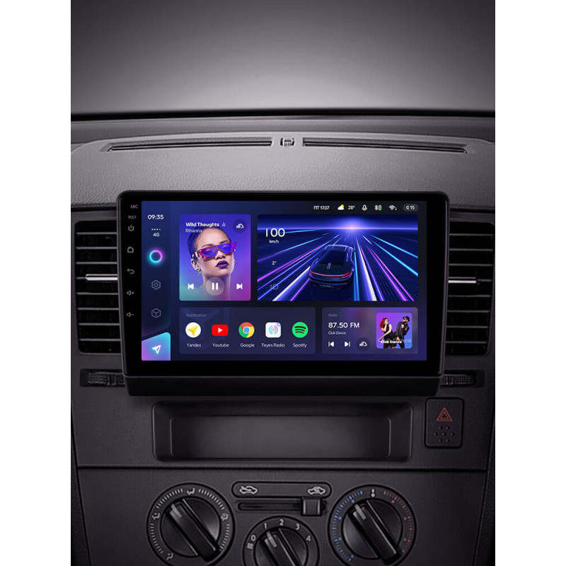 Android head unit Teyes CC3 4+64 Gb Nissan Tiida C11 2004-2013 (F1) 9″