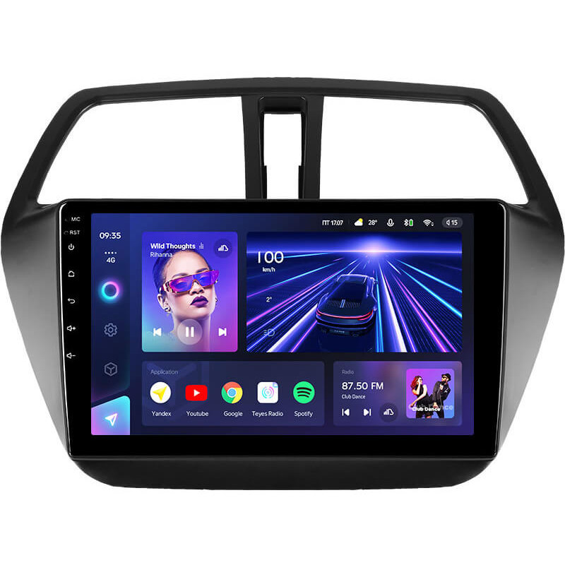 Android head unit Teyes CC3 4+64 Gb Suzuki SX4 2 S-Cross 2012-2016 9″