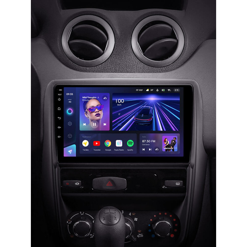 Android head unit Teyes CC3 4+64 Gb Renault Duster 1 2010-2015 / Nissan Terrano 3 2014-2022 9″