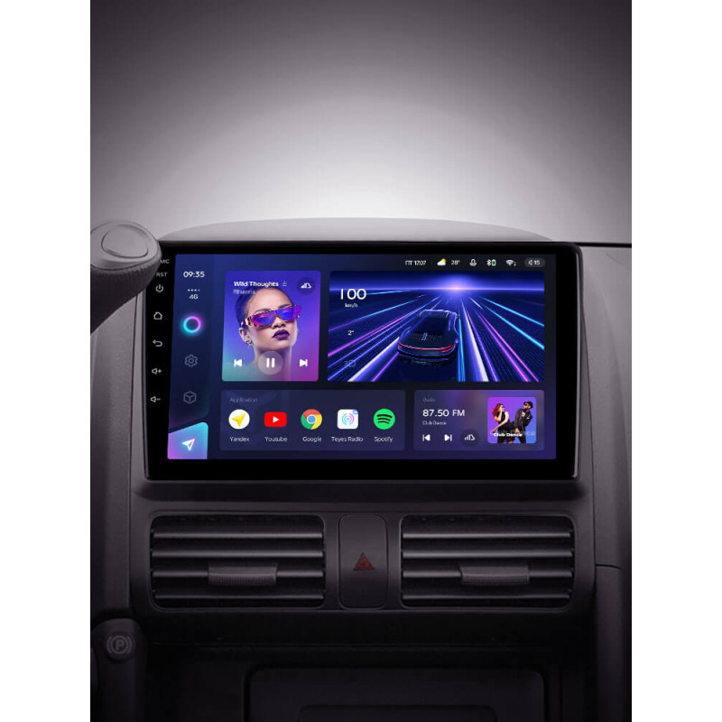 Android head unit Teyes CC3 4+64 Gb Honda CR-V 2 2001-2006 9″