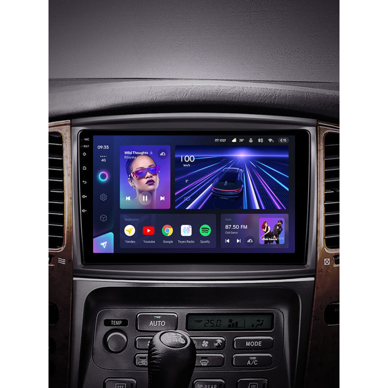 Android head unit Teyes CC3 4+64 Gb Toyota Land Cruiser LC 100-A 2002-2007 (A) 9″