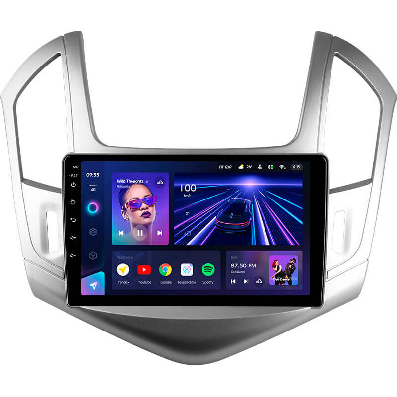 Android head unit Teyes CC3 4+64 Gb Chevrolet Cruze J300 J308 2012-2015 9″