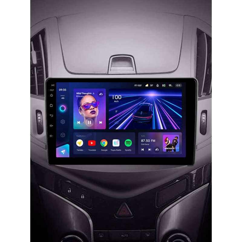 Android head unit Teyes CC3 4+64 Gb Chevrolet Cruze J300 J308 2012-2015 9″