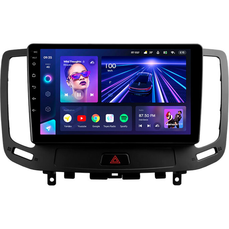 Android head unit Teyes CC3 4+64 Gb Infiniti G4 G25 G35 G37 2006-2013 9″