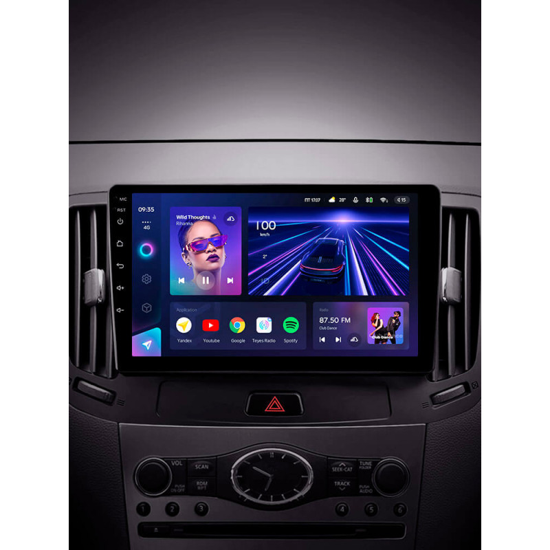 Android head unit Teyes CC3 4+64 Gb Infiniti G4 G25 G35 G37 2006-2013 9″