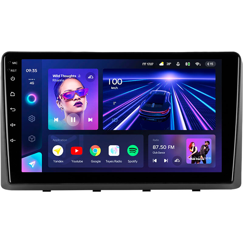 Android head unit Teyes CC3 4+64 Gb Kia Carnival 3 YP 2014-2021 (F1) (A) 9″