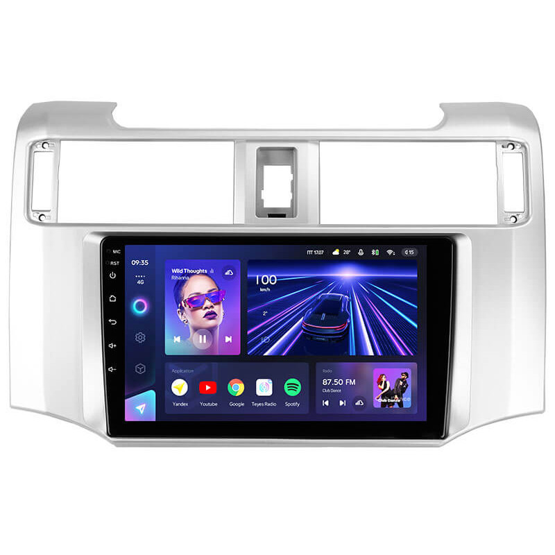 Stamm-Magnetophon Teyes CC3 4+64 GB für Toyota 4Runner 5 (N280, Baujahr 2009–2020) mit 9