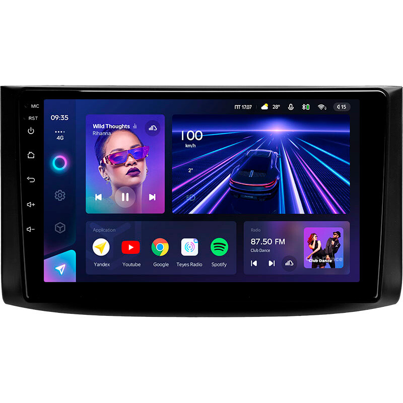 Android head unit Teyes CC3 4+64 Gb Chevrolet Aveo T250 2006-2012 / Nexia 1 2020-2022 9″