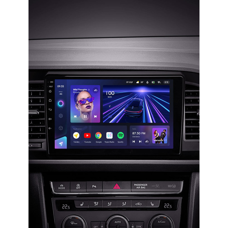 Android head unit Teyes CC3 4+64 Gb Seat Leon 3 2012-2020 (F3) 9″