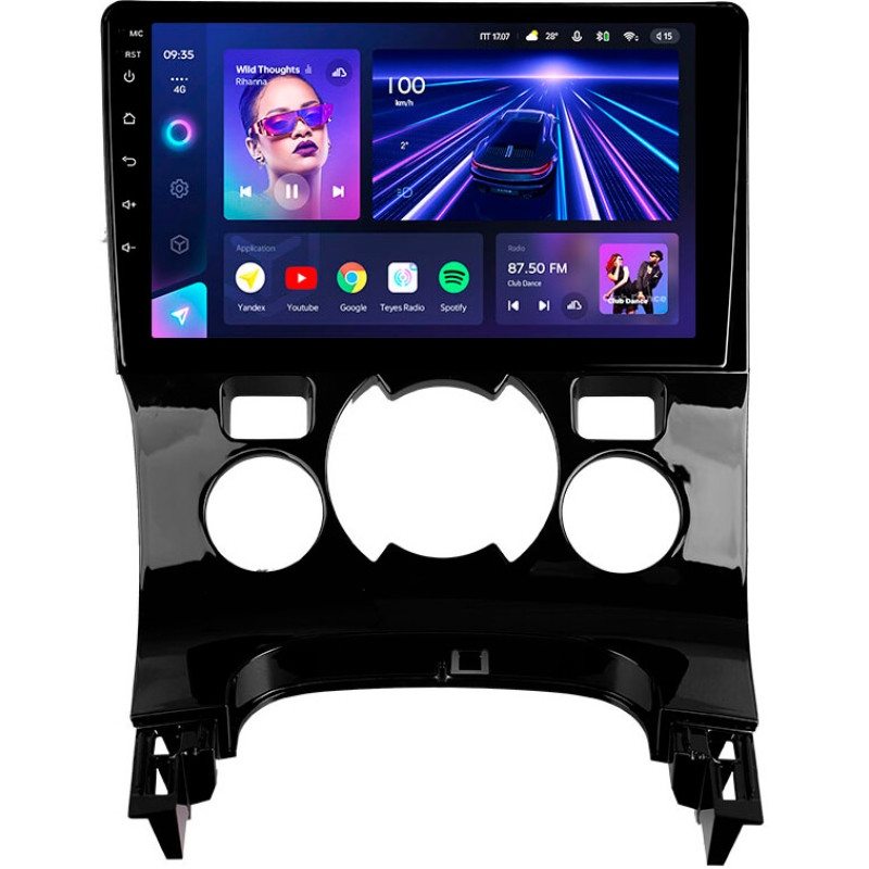 Android head unit Teyes CC3 4+64 Gb Peugeot 3008 1 2009-2016 (F2) 9″