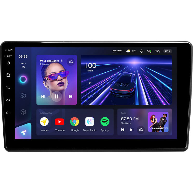 Android head unit Teyes CC3 4+64 Gb Peugeot 308 T9 308S 2013-2017 9″