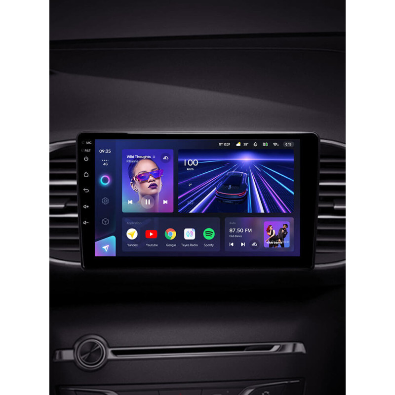 Android head unit Teyes CC3 4+64 Gb Peugeot 308 T9 308S 2013-2017 9″