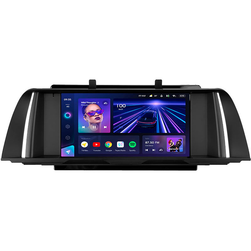 Android head unit Teyes CC3 4+64 Gb BMW 5 Series F10 F11 CIC 2009-2013 9″