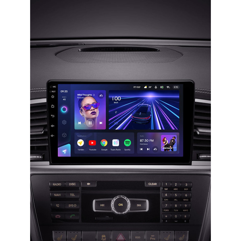 Android head unit Teyes CC3 4+64 Gb Mercedes-Benz M-Class W166 ML 2011-2015 9″