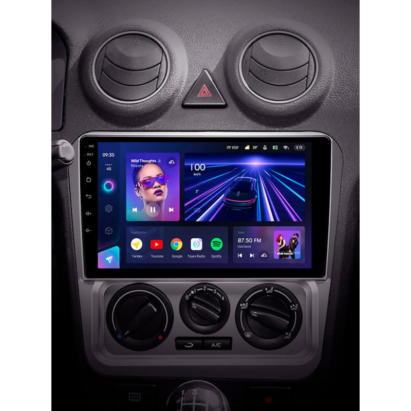 Android head unit Teyes CC3 4+64 Gb Geely CK 2008-2016 9″