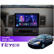 Android head unit Teyes CC3 4+64 Gb Toyota Corolla E130 E120 2000-2004 9″
