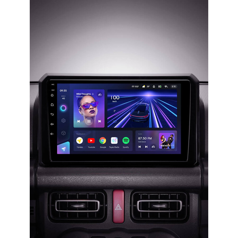 Android head unit Teyes CC3 4+64 Gb Suzuki Jimny JB64 2018-2020 9″