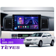 Android head unit Teyes CC3 4+64 Gb BYD F3 1 2005-2013 9″