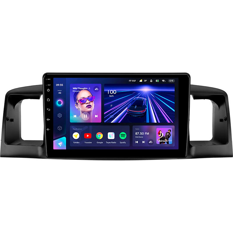 Android head unit Teyes CC3 4+64 Gb BYD F3 1 2005-2013 9″
