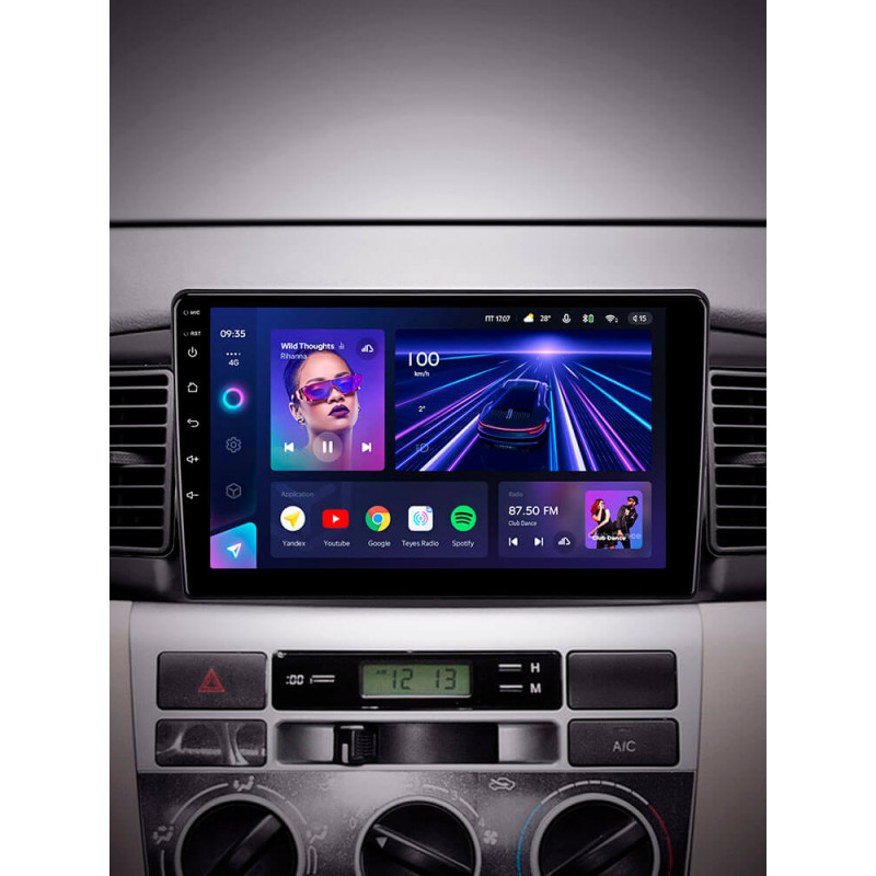 Android head unit Teyes CC3 4+64 Gb BYD F3 1 2005-2013 9″