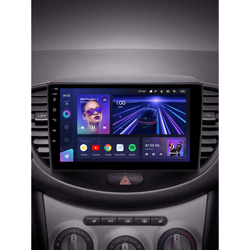Android head unit Teyes CC3 4+64 Gb Hyundai i10 2007-2013 9″