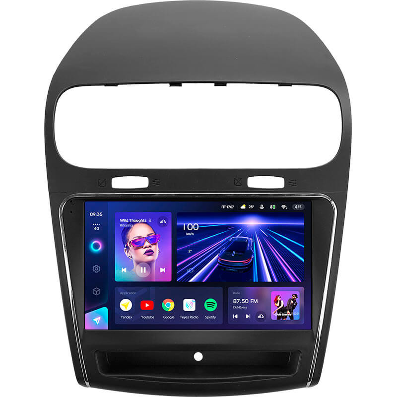 Android head unit Teyes CC3 4+64 Gb Dodge Journey JC 2011-2020 9″