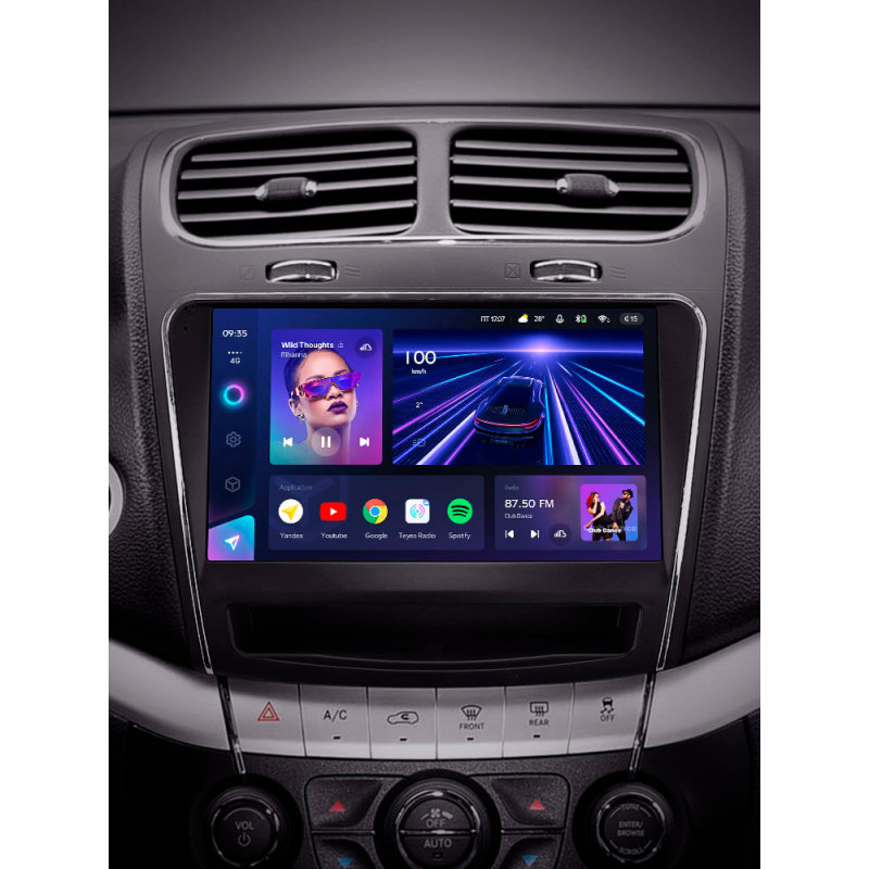 Android head unit Teyes CC3 4+64 Gb Dodge Journey JC 2011-2020 9″
