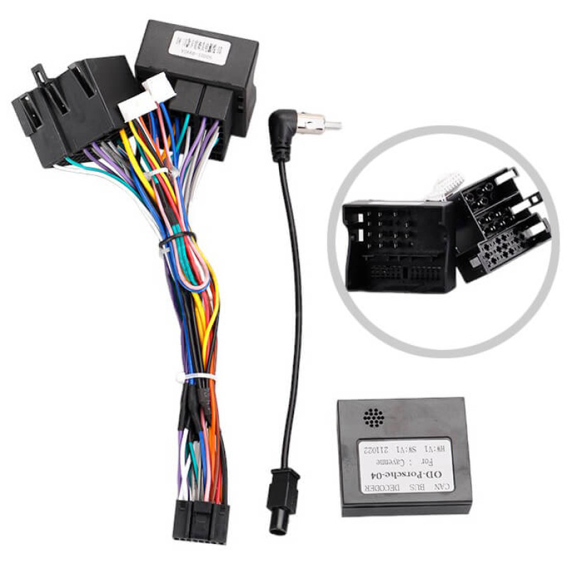 Android head unit Teyes CC3 4+64 Gb Porsche Cayenne 1 9PA 2002-2010 9″