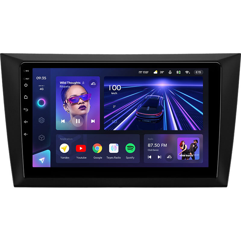 Android head unit Teyes CC3 4+64 Gb Volkswagen Golf 6 2008-2016 9″