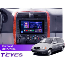 Android head unit Teyes CC3 4+64 Gb Kia Carnival UP GQ 2002-2006 9″
