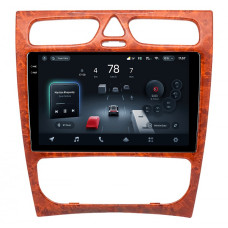 Android head unit Teyes CC4 Pro 12+256 Gb Mercedes Benz C Class S203 CL203 W203 2000-2004 wooden 9" 2k (L1)