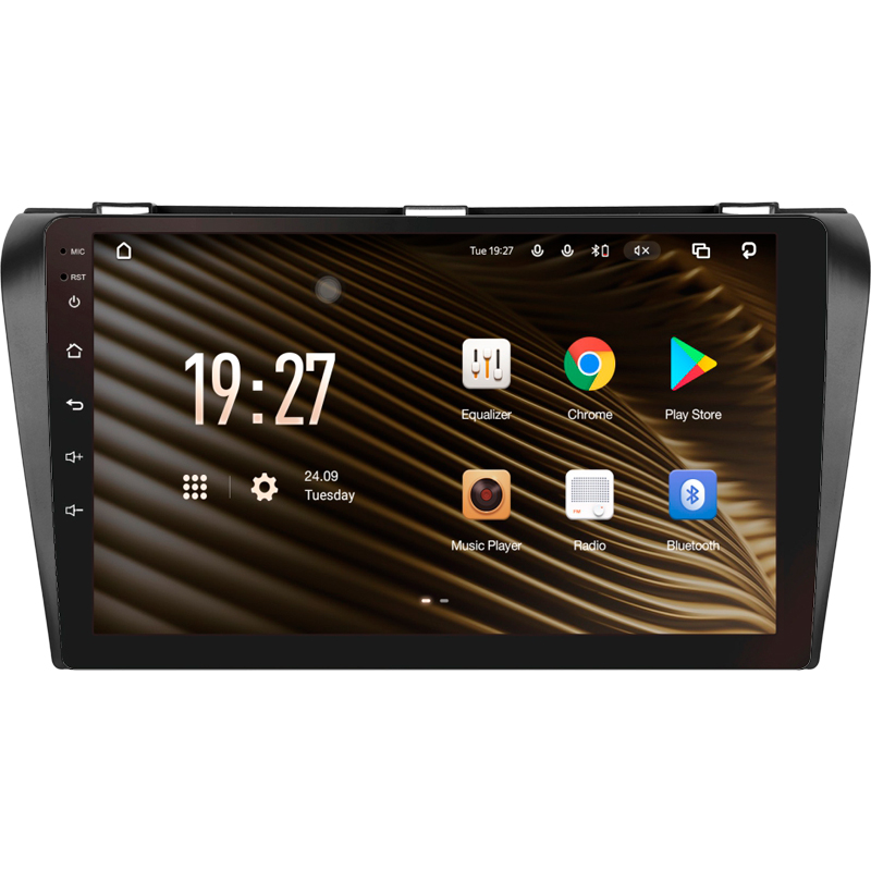 Stacja radiowo-głośnikowa SIGMA S9464 ANDROID 12 4+64 GB 4G DSP do Mazdy 3 1 BK (2003–2009) 9