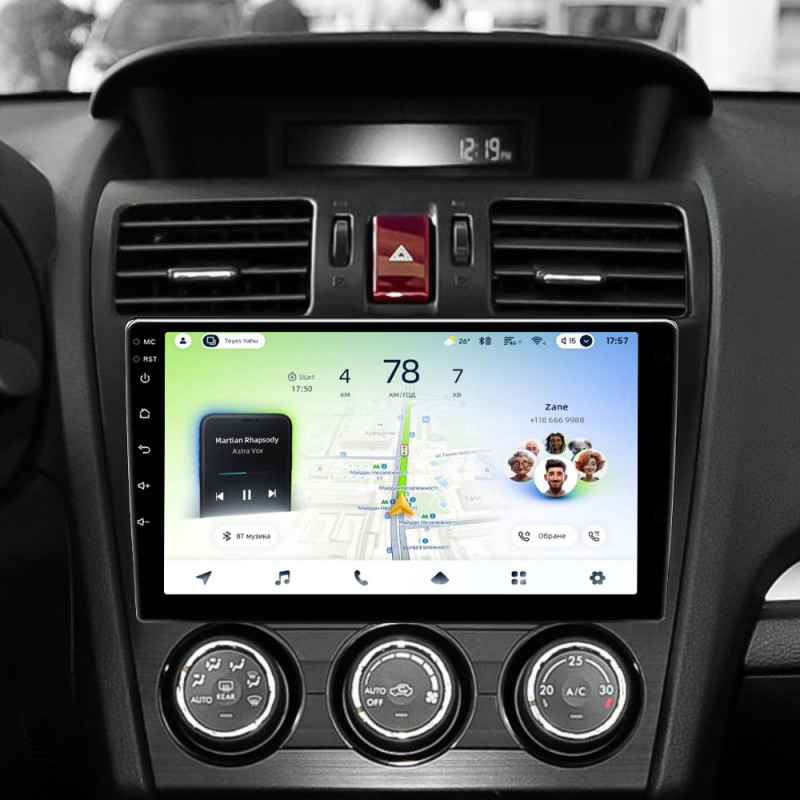 Android head unit Teyes CC4L 6+64 Gb Subaru Forester 4 SJ 2012-2015 (A) 9"