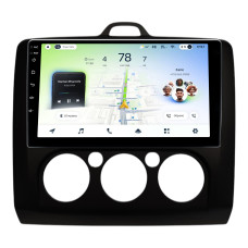 Android head unit Teyes CC4L 4+64 Gb Ford Focus 2 2004-2014 MT AC Black 9"
