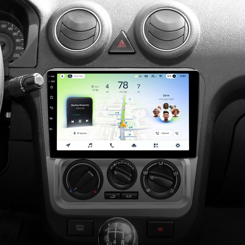 Fest eingebaute Magnetophonanlage Teyes CC4L 6+64 GB Geely CK (2008–2016) 9