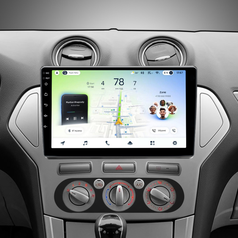Android head unit Teyes CC4L 6+64 Gb Ford Mondeo 4 2006-2010 10"