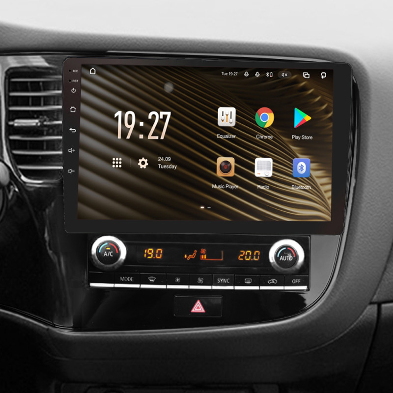 Android head unit SIGMA S10464 ANDROID 12 4+64 Gb 4G DSP Mitsubishi Outlander 3 III GF0W GF0W GG0W 2018 - 2021 10"