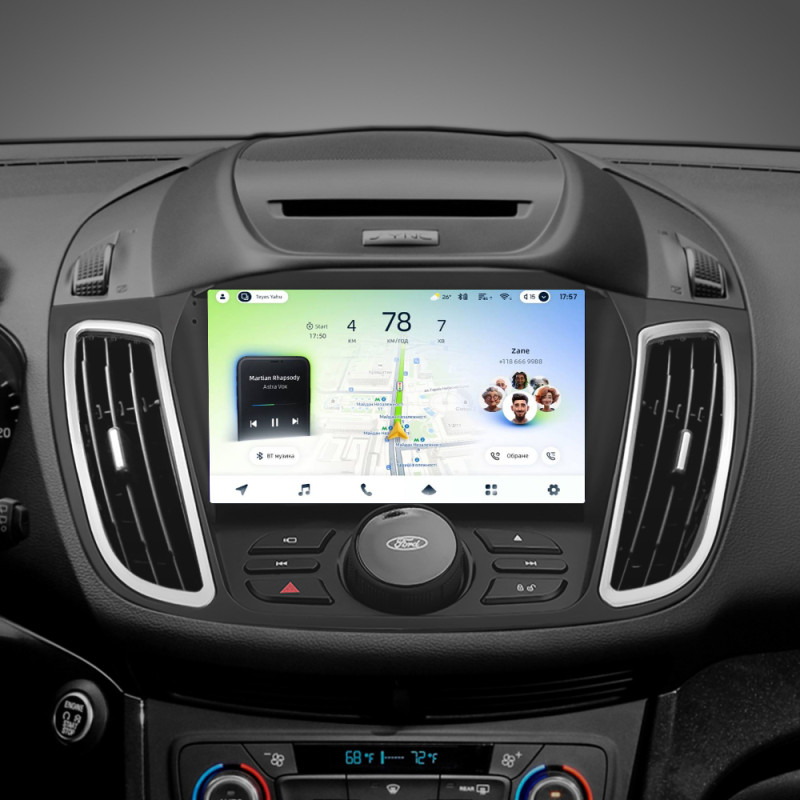 Android head unit Teyes CC4L 4+64 Gb Ford Kuga 2 Escape 3 2012 - 2019 (B) 9" (buttons) (L2)