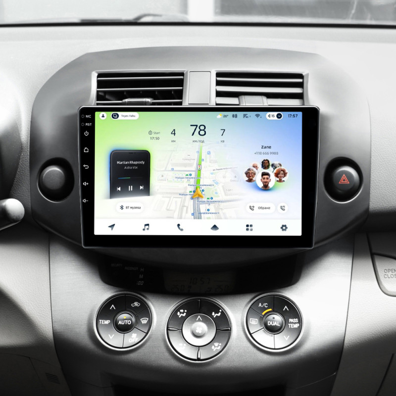 Android head unit Teyes CC4L 4+64 Gb Toyota RAV4 3 XA30 (F2) 2005-2013 10"