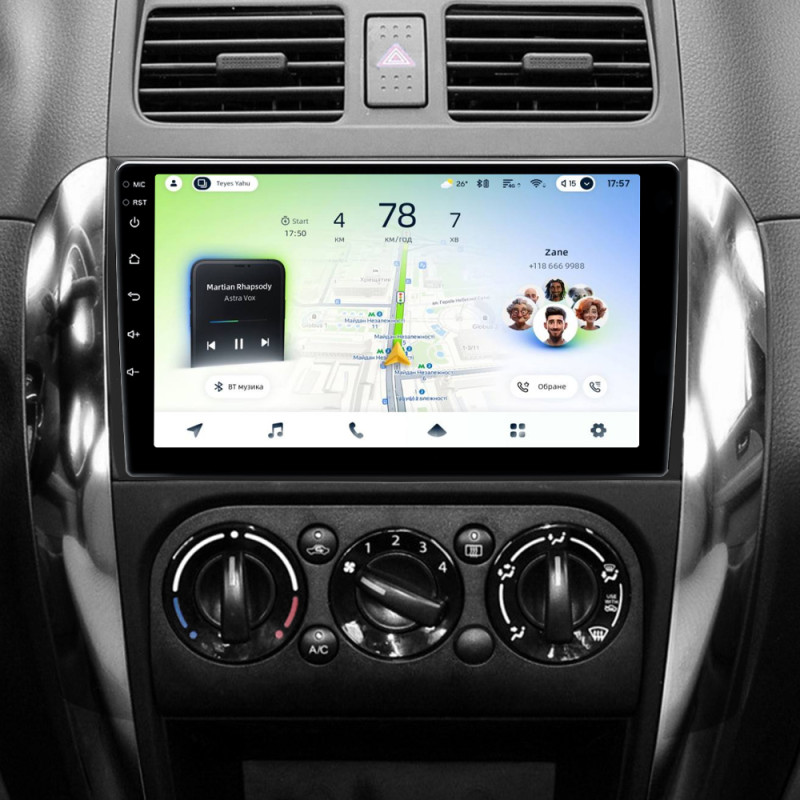 Odtwarzacz multimedialny Teyes CC4L 6+64 GB do Suzuki SX4 1 (2006–2014), 9