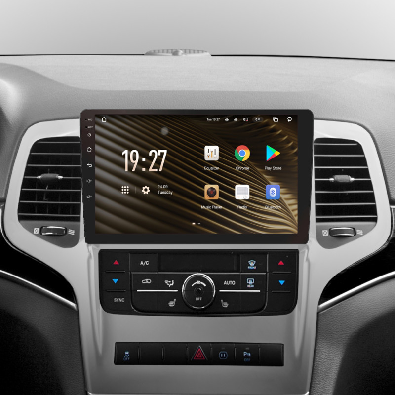 Android head unit SIGMA S9464 ANDROID 12 4+64 Gb 4G DSP Jeep Grand Cherokee WK2 2010-2013 9" (L2)