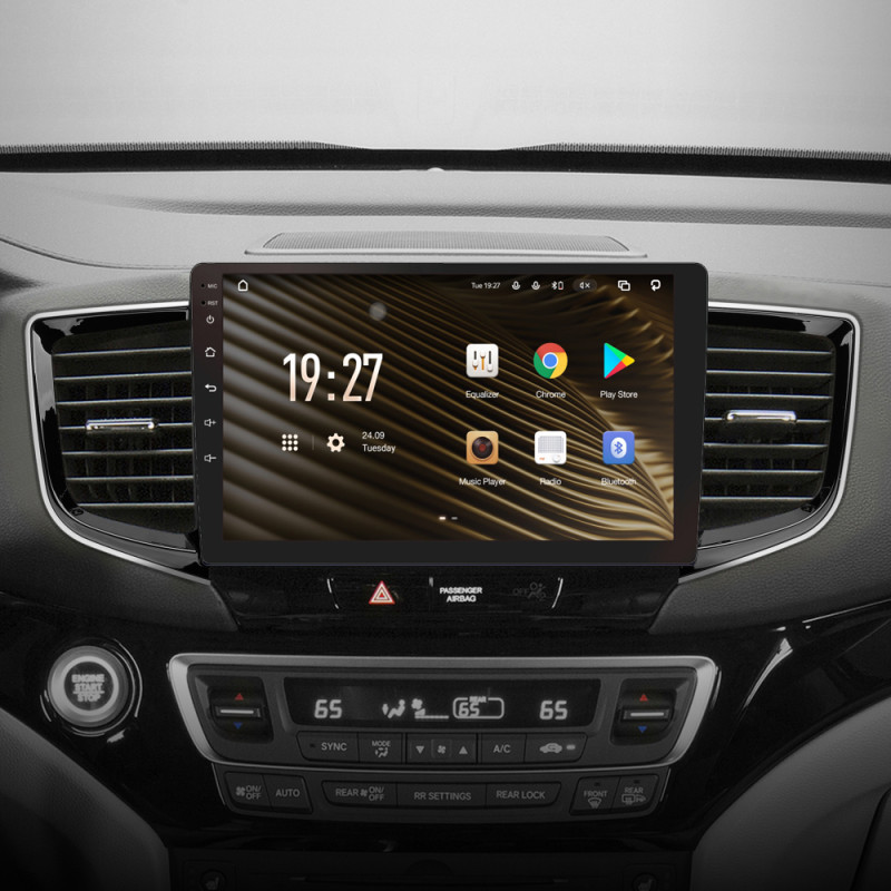 Android head unit SIGMA S10464 ANDROID 12 4+64 Gb 4G DSP Honda Pilot YF6 2015-2020 10" (L1)