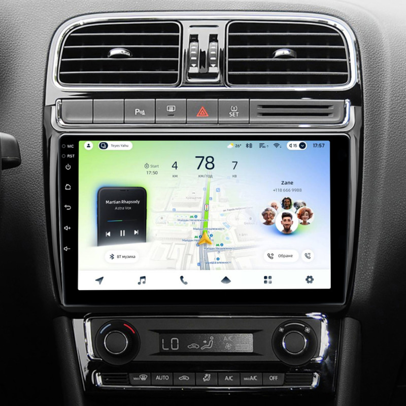 Stacja radiowo-telewizyjna Teyes CC4L 4+64 GB Volkswagen Polo 5 (F1) 2008–2020, 9