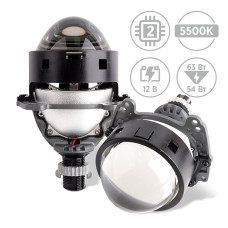 LED headlight lenses AMS ORIGINAL A1 2.5 F/R