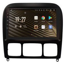 Android head unit SIGMA S9464 ANDROID 12 4+64 Gb 4G DSP Mercedes Benz S CLASS (W220) 1998-2005 Black 9"