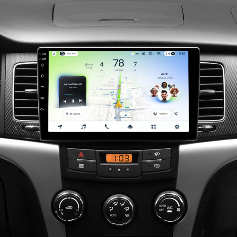 Android head unit Teyes CC4L 4+64 Gb SsangYong Korando 3 Actyon 2 2010-2013 9"