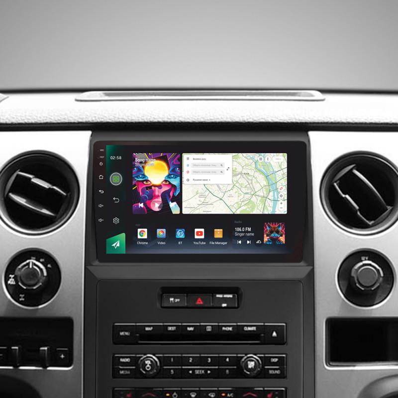 Android head unit SIGMA PRO 9464 ANDROID 12 4+64 Gb 4G DSP Ford F150 P415 Raptor 2008-2014 (F2) 9" (L2)