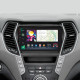 Android head unit SIGMA PRO 9464 ANDROID 12 4+64 Gb 4G DSP Hyundai Santa Fe 3 2013-2016 (B) 9"