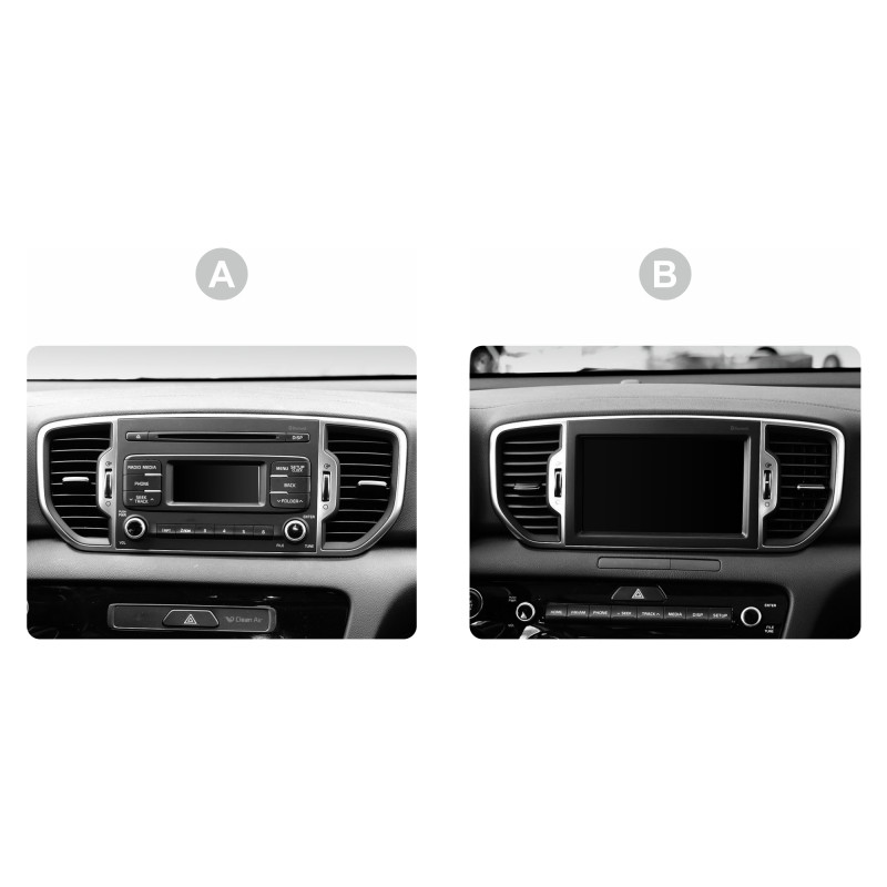 Android head unit SIGMA PRO 9464 ANDROID 12 4+64 Gb 4G DSP Kia Sportage 4 QL 2016-2018 (B) 9"